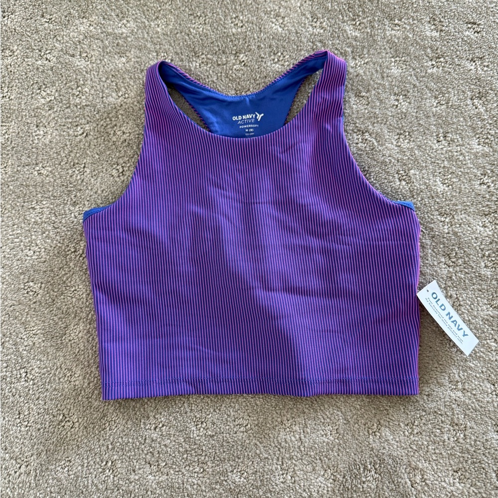Old Navy Active Sports bra Crop top - medium size 8